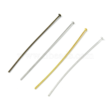 160Pcs 4 Colors Brass Flat Head Pins(KK-YW0002-11)-3