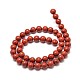 Grade A Natural Red Jasper Bead Strands(G-P075-36-10mm)-2