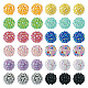 Pandahall 96Pcs 12 Colors Resin Rhinestone Beads(RESI-TA0002-29)-1