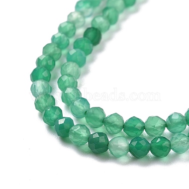 Natural Green Onyx Agate Beads Strands(G-D463-02)-3