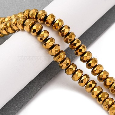 Electroplate Non-magnetic Synthetic Hematite Beads Strands(G-J160-E-02)-2