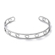 304 Stainless Steel Open Cuff Bangles(BJEW-P307-05P)-2