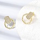 Brass Micro Pave Cubic Zirconia Stud Earrings(KK-CBA5B62-03B-G)-5