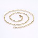 304 Stainless Steel Mariner Link Chains Necklaces(NJEW-P223-08G)-1