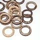 Wood Jewelry Findings Coconut Linking Rings(X-COCO-O006A-12)-1