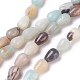 Brins de perles d'amazonite de fleurs naturelles(G-I222-04)-1