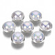 ABS Plastic Imitation Pearl Sewing Buttons(BUTT-S005-8mm-03S)-1
