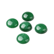 Dyed & Heated Natural White Jade Cabochons, Half Round/Dome, 25x6.5~8.5mm(G-G864-09A)