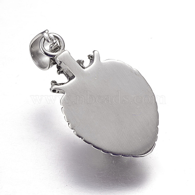 316 Surgical Stainless Steel Pendants(STAS-P056-05AS)-2