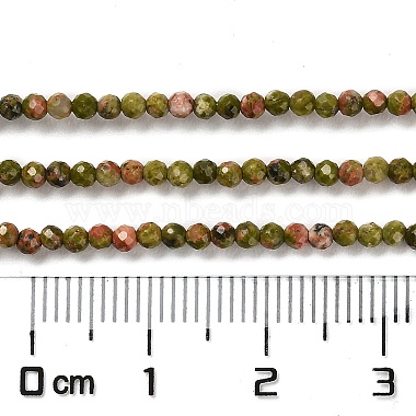 Natural Unakite Beads Strands(G-Q002-B01-01)-2
