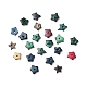 Dyed Natural Coconut Star Beads(COCB-G002-01)-1