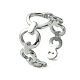 304 Stainless Steel Open Cuff Ring(RJEW-L110-011P)-1