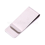 Stainless Steel Clip, Stainless Steel Color, 2-1/8x3/4x1/4 inch(5.25x2x0.7cm)(STAS-WH0022-22P)