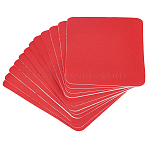 12Pcs Iron on/Sew on Imitation Jean Cloth Repair Patches, Rectangle, FireBrick, 125x95x0.3mm, 12pcs/set(FIND-LP0001-95)