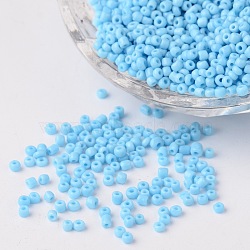 2mm LightSkyBlue Glass Beads(X-SEED-A010-2mm-43)