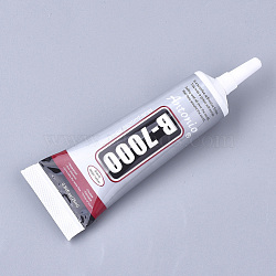 Adhesive Glue, Nail Art Tool, Light Grey, 125x40x25mm, 25ml/pc(MRMJ-Q038-01B)