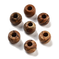 Natural Picture Jasper Beads, Barrel, 8~8.4x5~6.6mm, Hole: 2~3.2mm(G-C134-03G)