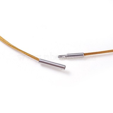 Steel Wire Necklace Making(MAK-I011-08A)-4