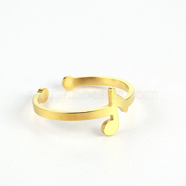 Musical Note Stainless Steel Finger Rings