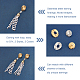 16Pcs 4 Style 304 Stainless Steel Stud Earring Findings(STAS-UN0031-23)-4