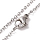 304 Stainless Steel Pepper Shape Pendant Necklace for Women(STAS-E154-19P)-4
