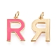 Pendentifs d'émail en laiton (KK-R139-01R)-2