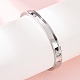 304 Stainless Steel Grooved Bangle Base(SA-CBACA70-02P)-1
