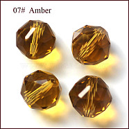 Imitation Austrian Crystal Beads, Grade AAA, Faceted, Round, Goldenrod, 6mm, Hole: 0.7~0.9mm(SWAR-F066-6mm-07)