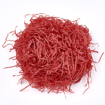 Decorative Raffia Tissue Scraps Paper Packing Material, For Gift Filler, Red, 2~4mm