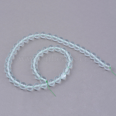 Pastèque verte perles de verre en pierre brins(X-G-Q462-8mm-33)-2