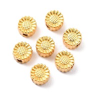 Rack Plating Alloy Beads, Cadmium Free & Lead Free, Long-Lasting Plated, Flower, Matte Gold Color, 5.5x3.5mm, Hole: 1.2mm(PALLOY-Z013-35MG-RS)