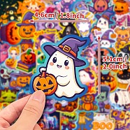 50Pcs Halloween Paper Self-Adhesive Picture Stickers, for Water Bottles, Laptop, Luggage, Cup, Computer, Mobile Phone, Skateboard, Guitar Stickers Decor, Mixed Color, 51~53x26~51x0.1mm, 50pcs/set(STIC-C010-28)