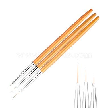 3 unids nail art liner brush(MRMJ-G001-40)-4