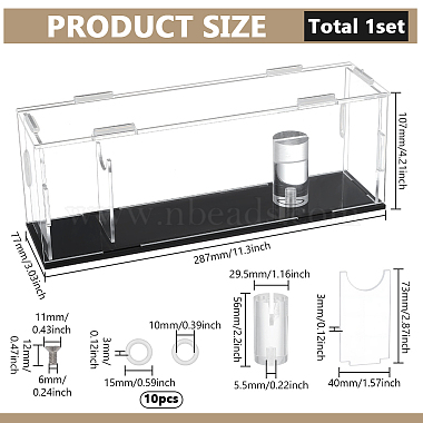Acrylic Cutter Display Box(ODIS-WH0038-200)-2