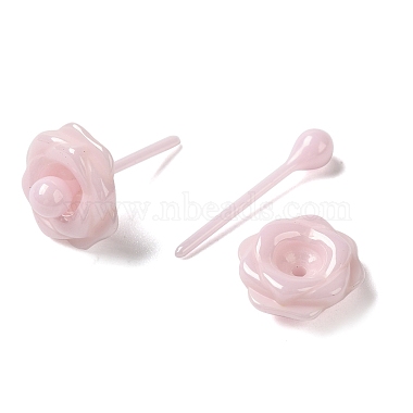 boucles d'oreilles en céramique de zircone biocéramique hypoallergénique(EJEW-F340-01A)-2