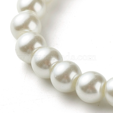 Bracelet extensible perles de fleurs pour enfants(BJEW-JB07188)-7