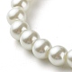 Bracelet extensible perles de fleurs pour enfants(BJEW-JB07188)-7