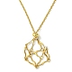 Crystal Cage Holder Necklace(NJEW-JN04606-02)-2