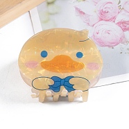 Cute Animal Cellulose Acetate Claw Hair Clips, Hair Accessories for Women & Girls, Duck, 50x66x39mm(PW-WG61762-02)