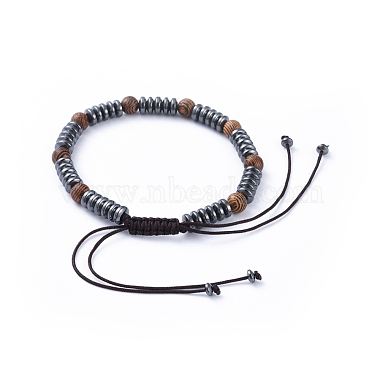 Nylon Thread Braided Beads Bracelets(BJEW-JB04497)-3
