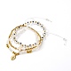 Handmade Evil Eye Lampwork Stretch Bracelets Set for Girl Women(BJEW-JB06864)-1