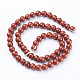 Natural Red Jasper Round Beads Strands(X-GSR6mmC011)-3