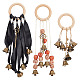 3Pcs 3 Style Alloy Witch Bells Pendant Decorations(HJEW-OC0001-14)-1