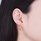 SHEGRACE 925 Sterling Silver Hoop Earrings(JE670B-01)-3