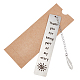 2Pcs 2 Style 201 Stainless Steel Bookmarks(AJEW-CP0004-80A)-1