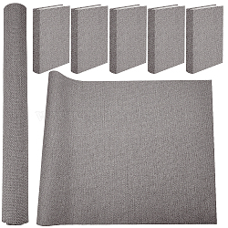 Imitation Linen Cloth Book Covers, Gray, 1100x420x0.5mm(AJEW-WH0314-504C)