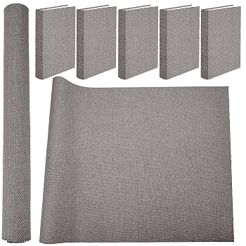 Imitation Linen Cloth Book Covers, Gray, 1100x420x0.5mm