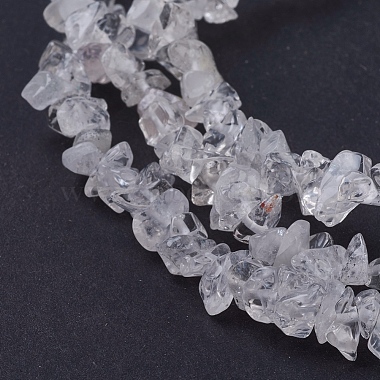 Quartz Crystal Chips Beads Strands(G-D283-3x5-2)-3
