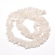 quartz naturel perles de puce de cristal brins(G-M205-05)-2