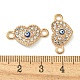 Alloy Blue Enamel Connector Charms(ENAM-S003-02C)-3